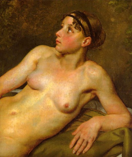 Nude Study by Christoffer Wilhelm Eckersberg