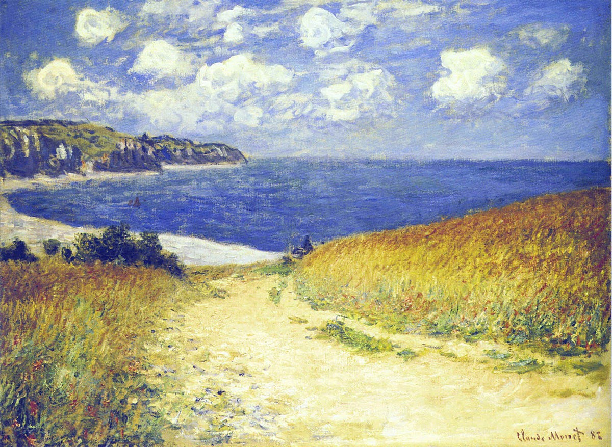 Alley near Pourville by Claude Monet
