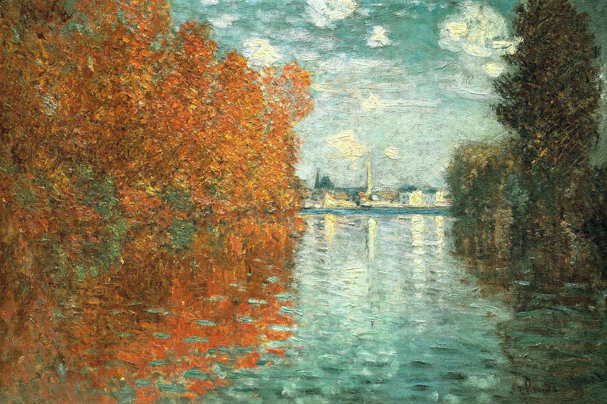 Autumn Effect at Argenteuil by Claude Monet