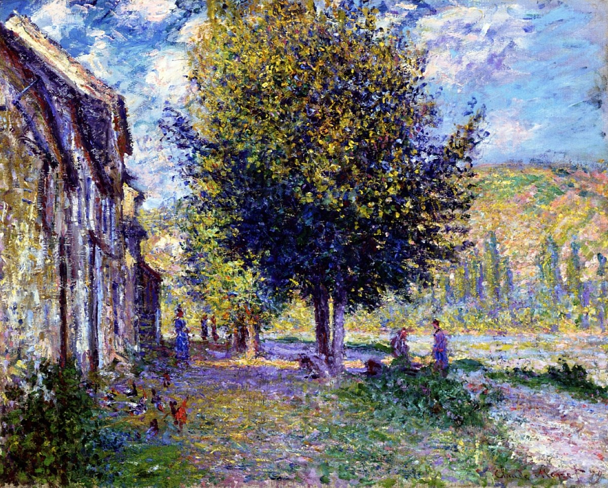 Banks of the Seine at Lavacourt by Claude Monet