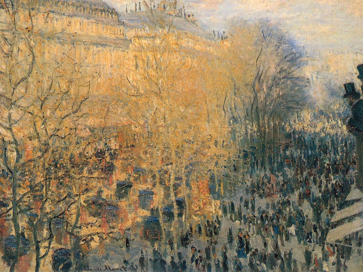 Boulevard of Capucines by Claude Monet
