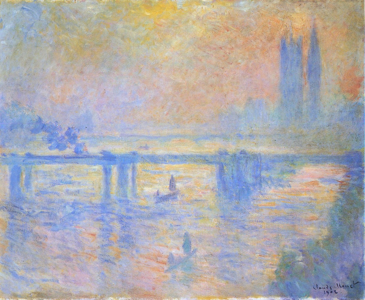 Charing Cross Bridge by Claude Monet
