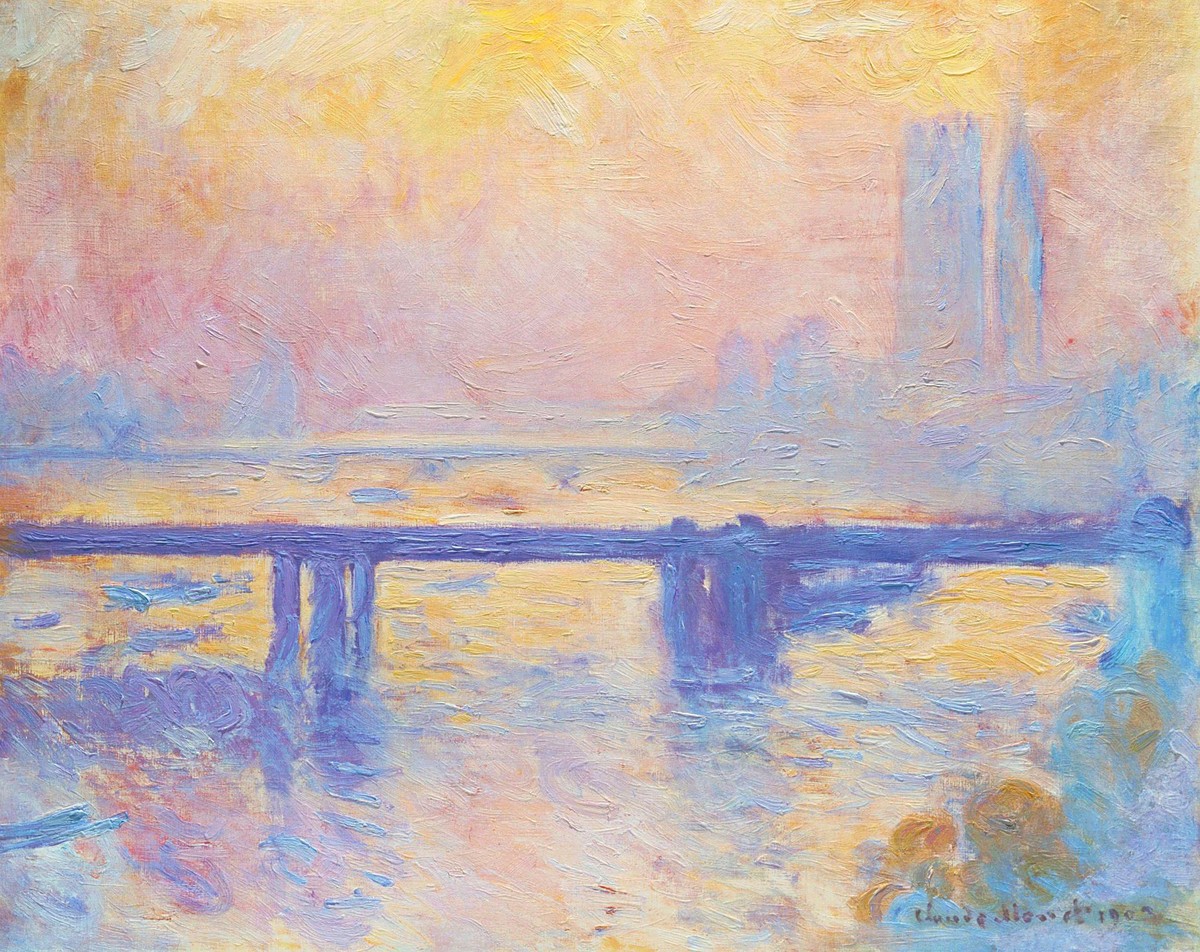 Charing Cross Bridge by Claude Monet