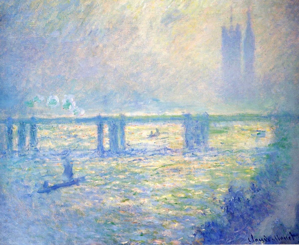 Charing Cross Bridge 03 by Claude Monet