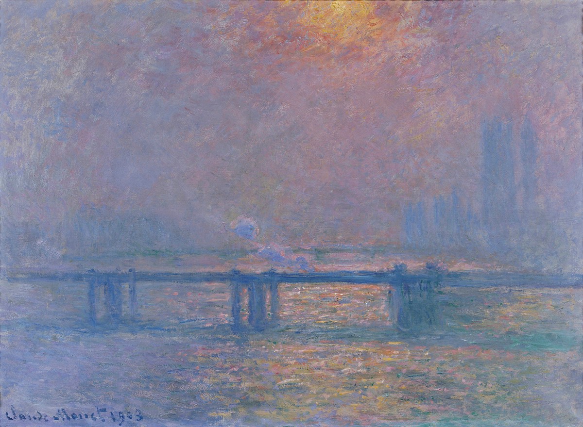 Charing Cross Bridge, The Thames by Claude Monet