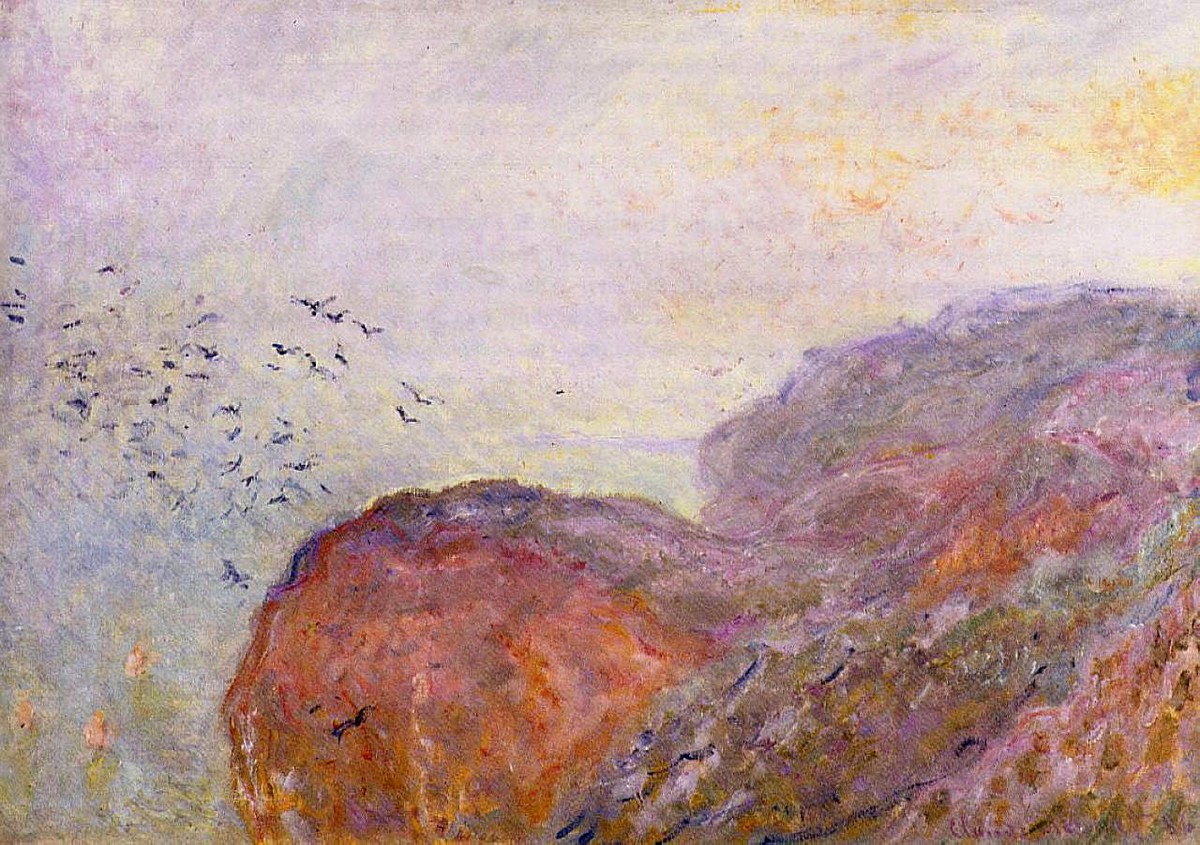 Cliff near Dieppe by Claude Monet