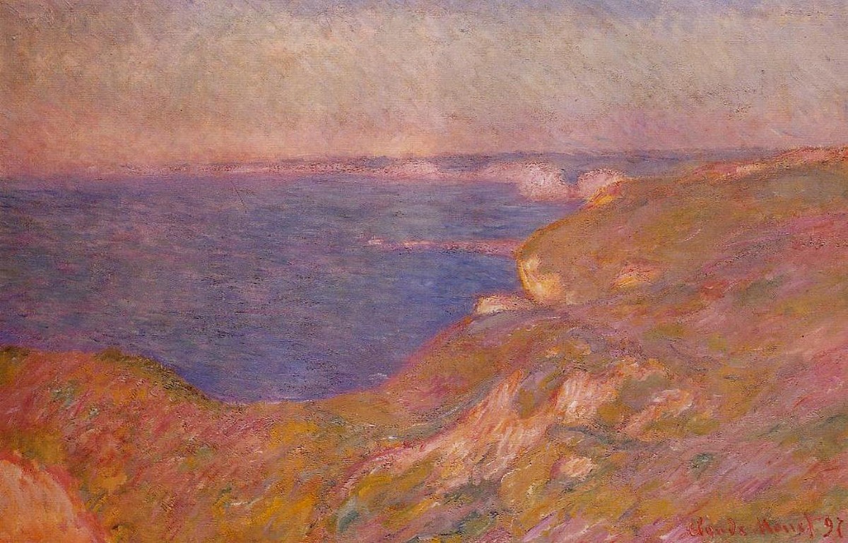 Cliff near Dieppe by Claude Monet