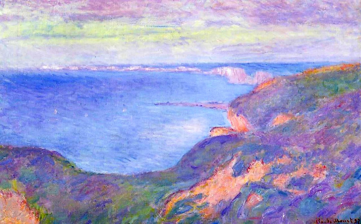 Cliff near Dieppe 2 by Claude Monet