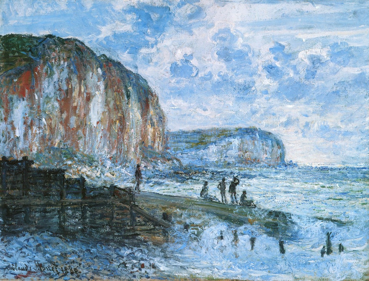 Cliffs of Les Petites-Dalles by Claude Monet