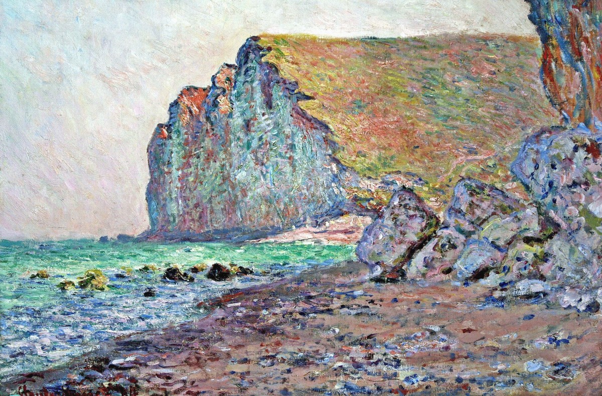 Cliffs of Les Petites-Dalles by Claude Monet