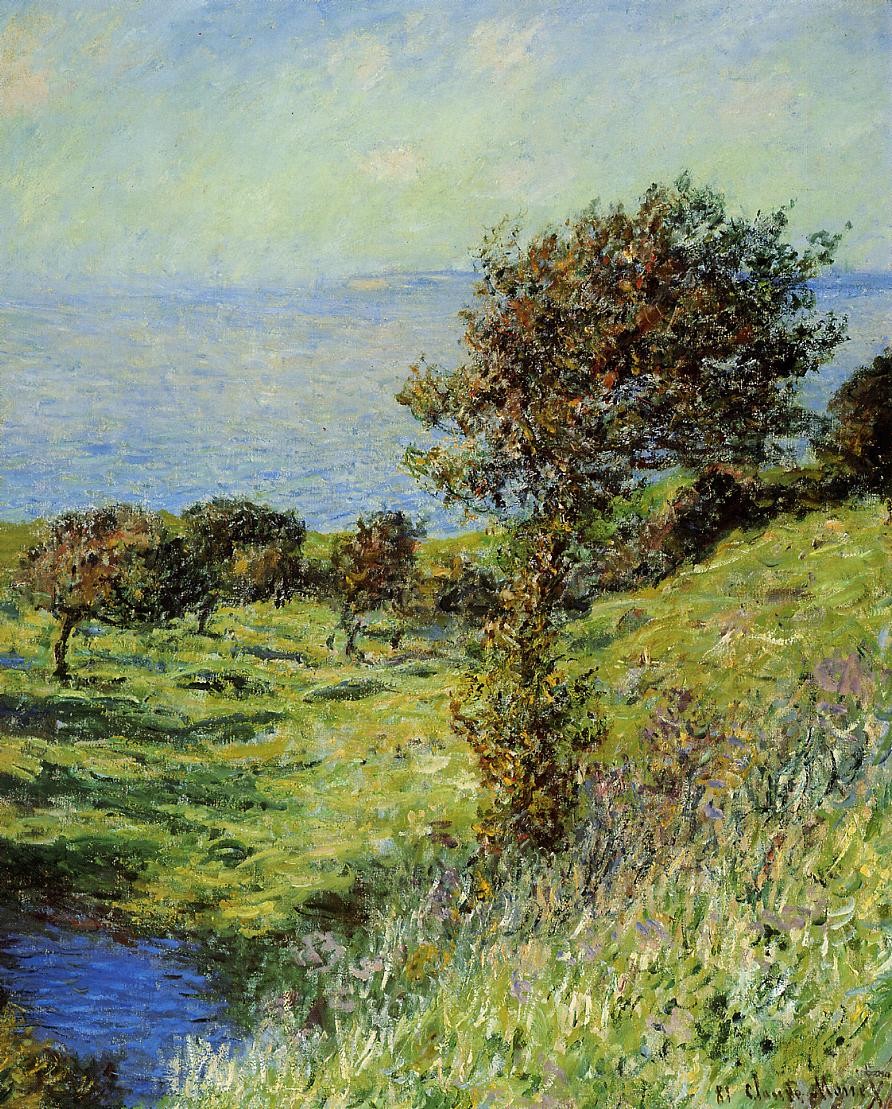 Cliffs of Varengeville, Gust of Wind by Claude Monet