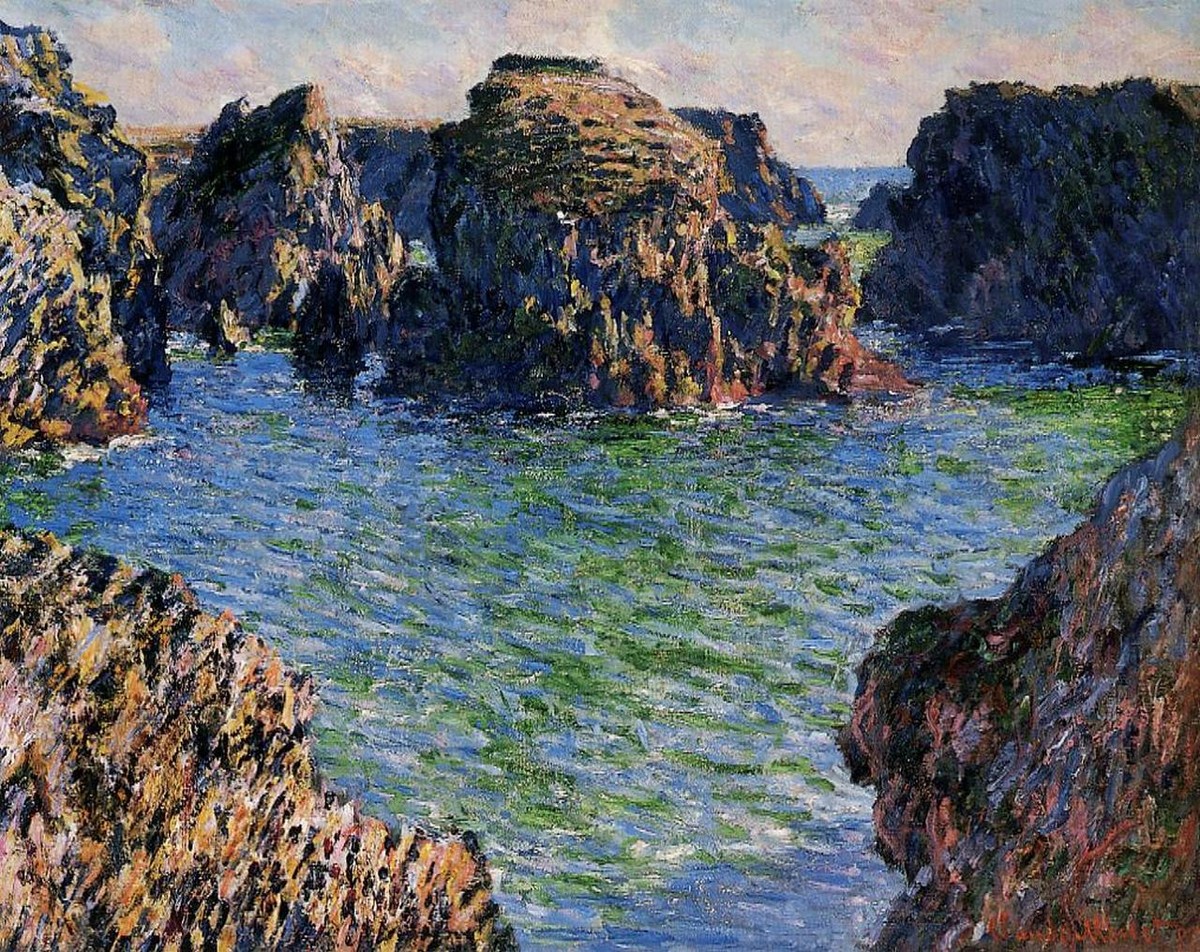 Coming into Port-Goulphar, Belle-Ile by Claude Monet