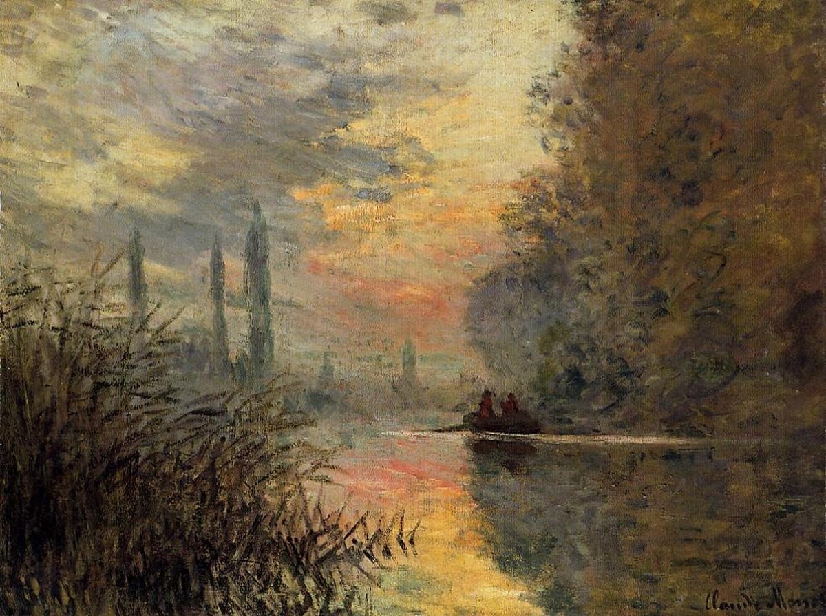 Evening at Argenteuil by Claude Monet