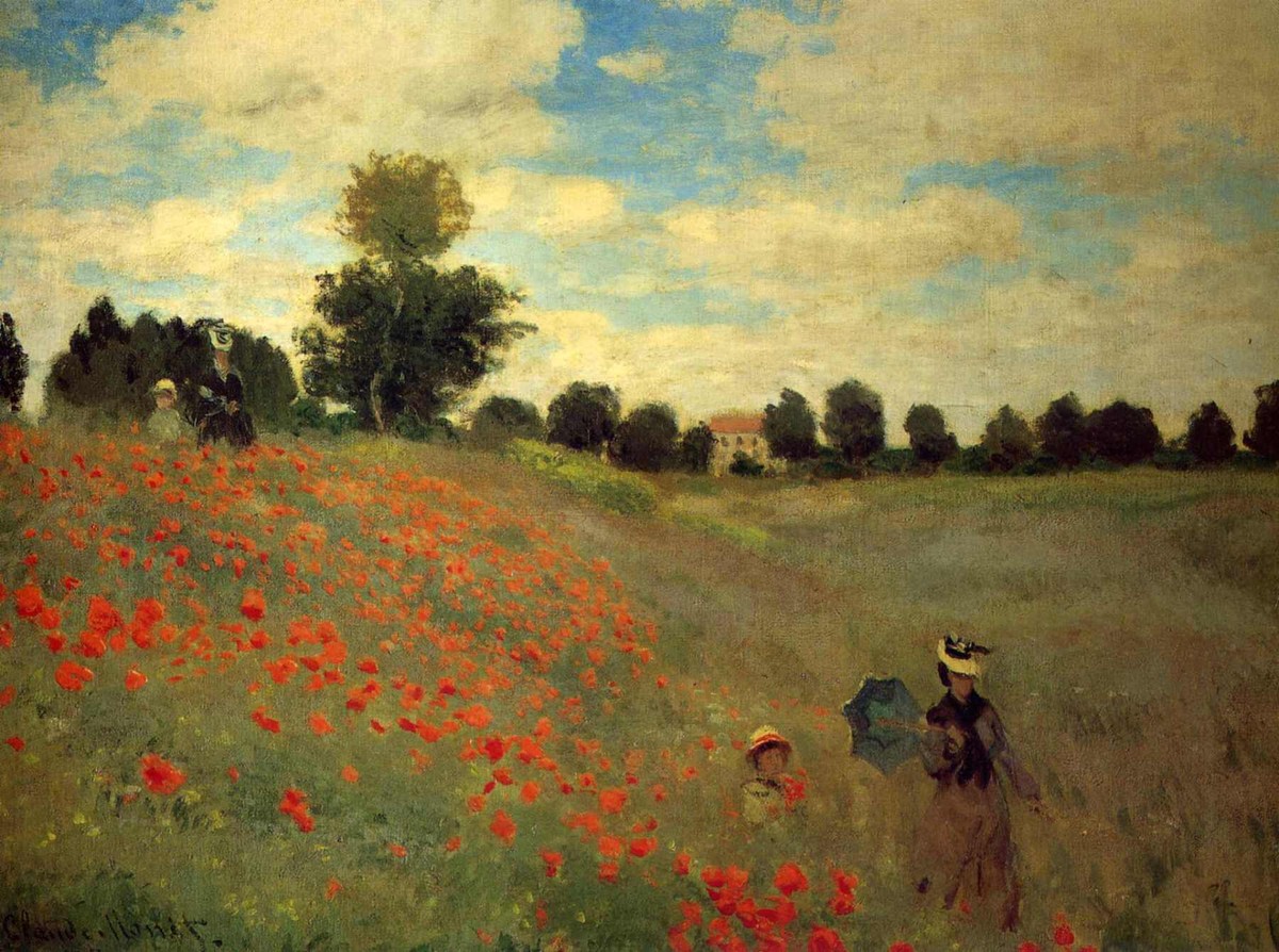 Field of Poppies by Claude Monet