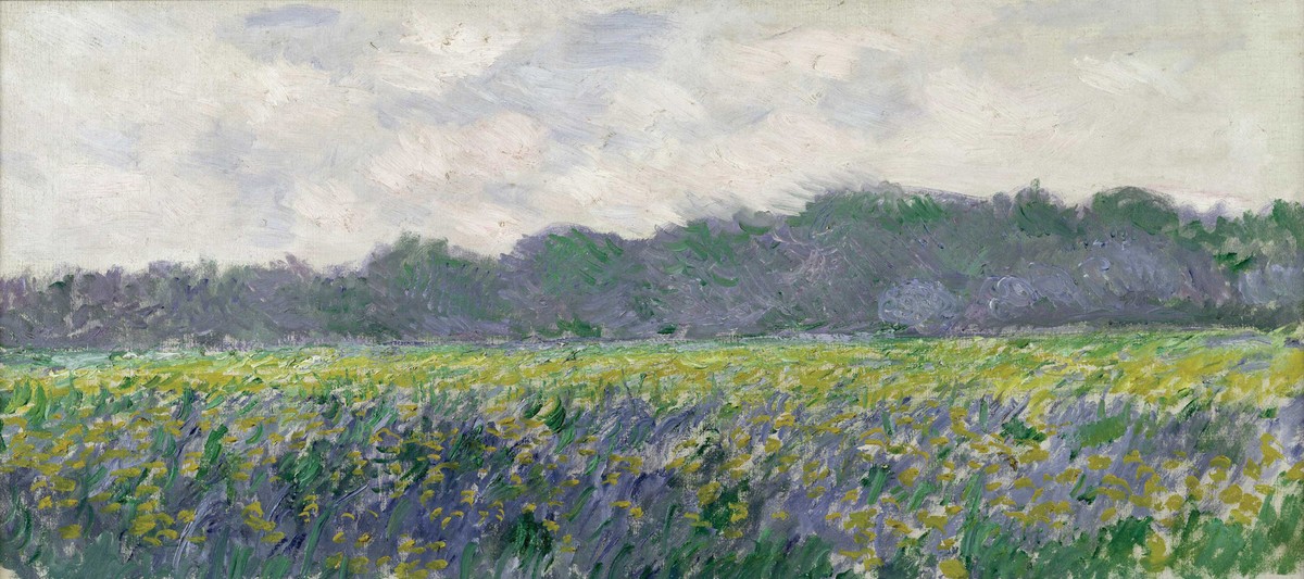 Field of Yellow Irises at Giverny by Claude Monet