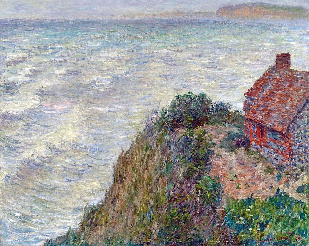 Fisherman`s House in Petit-Ailly by Claude Monet