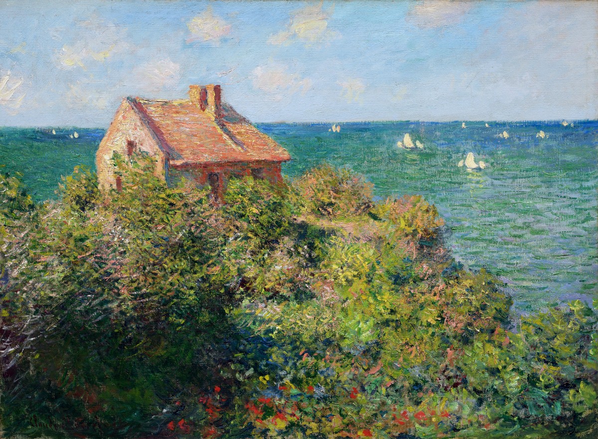 Fisherman's Cottage at Varengeville by Claude Monet