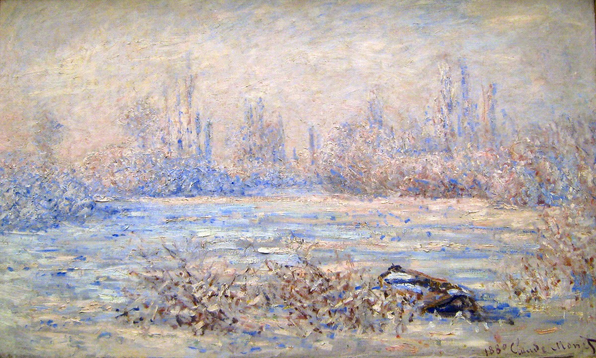 Frost near Vetheuil by Claude Monet