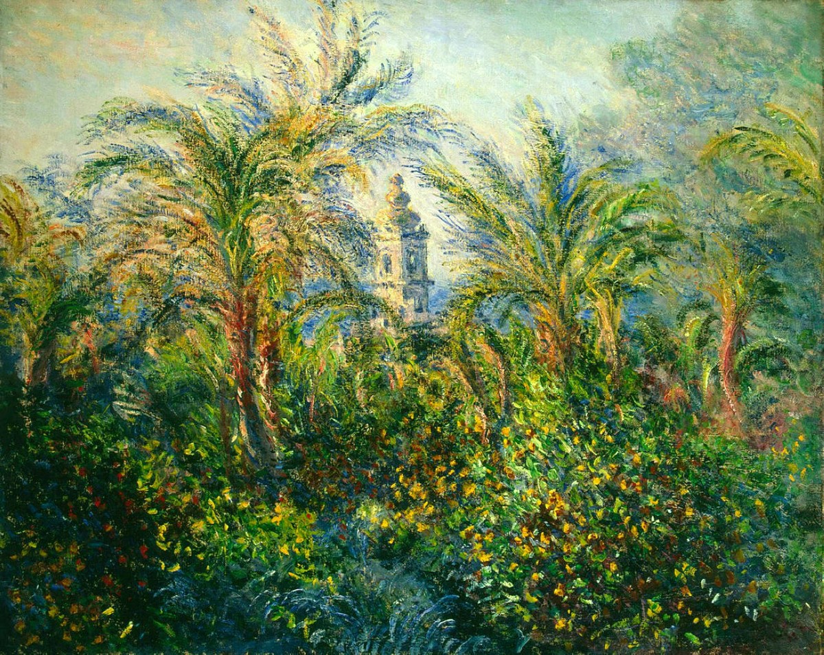 Garden in Bordighera, Impression of Morning by Claude Monet