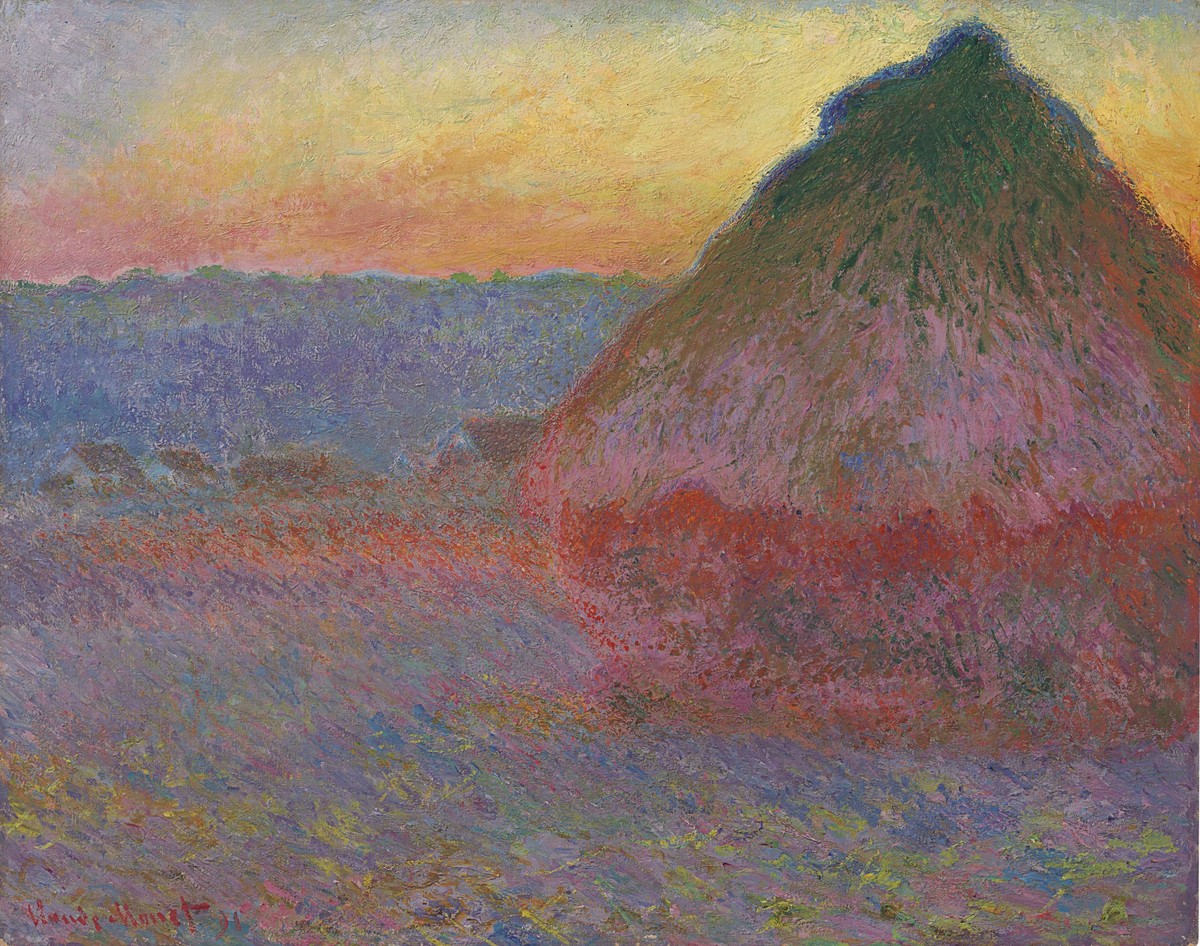 Grainstack in the Sunlight by Claude Monet