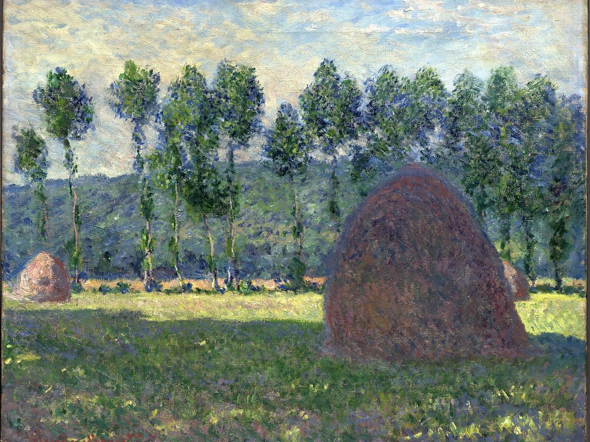 Haystack at Giverny by Claude Monet