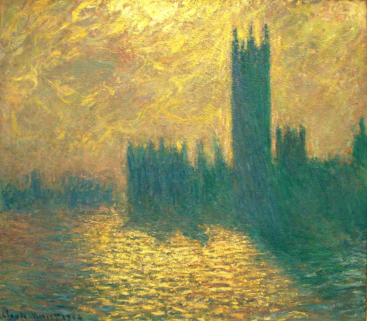 Houses of Parliament by Claude Monet