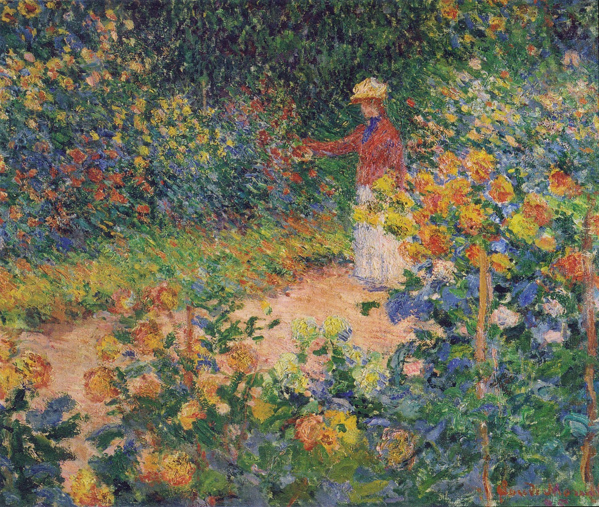 In the Garden by Claude Monet