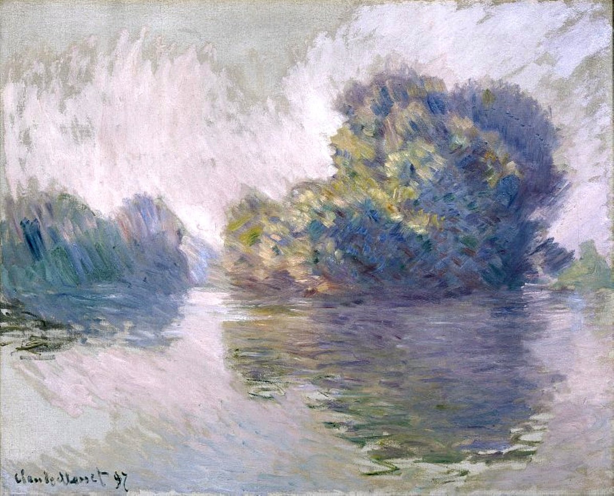 Islands at Port-Villez by Claude Monet