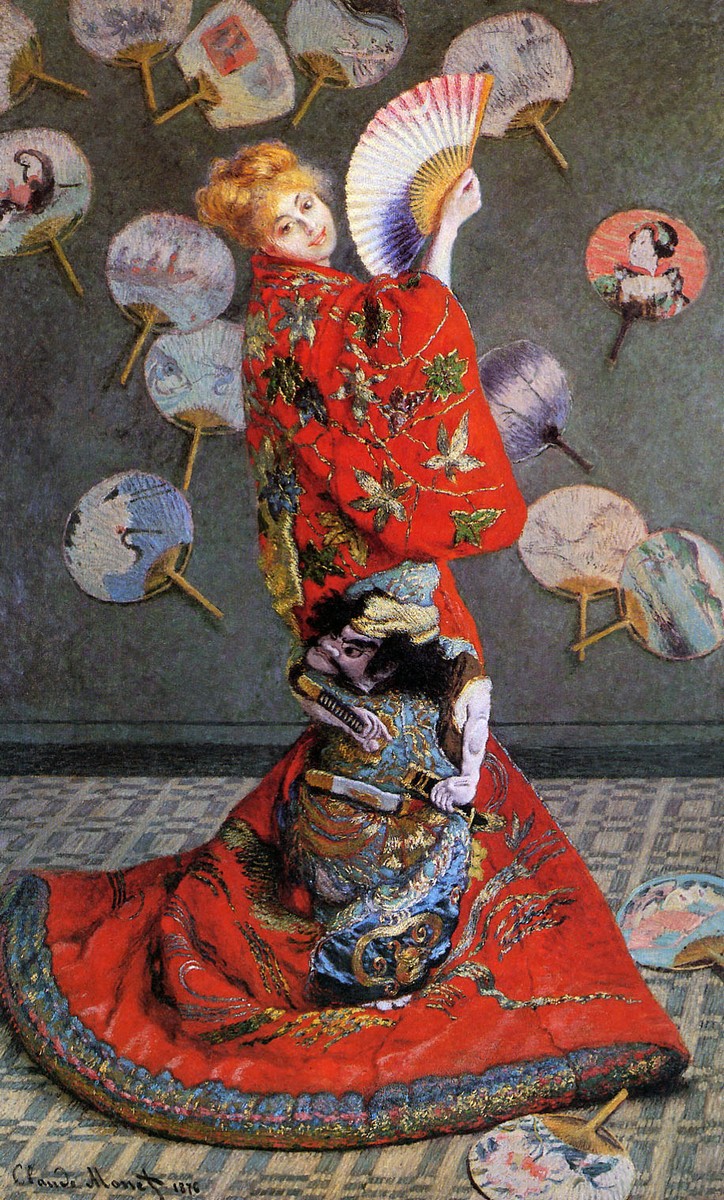 Japan's (Camille Monet in Japanese Costume) by Claude Monet