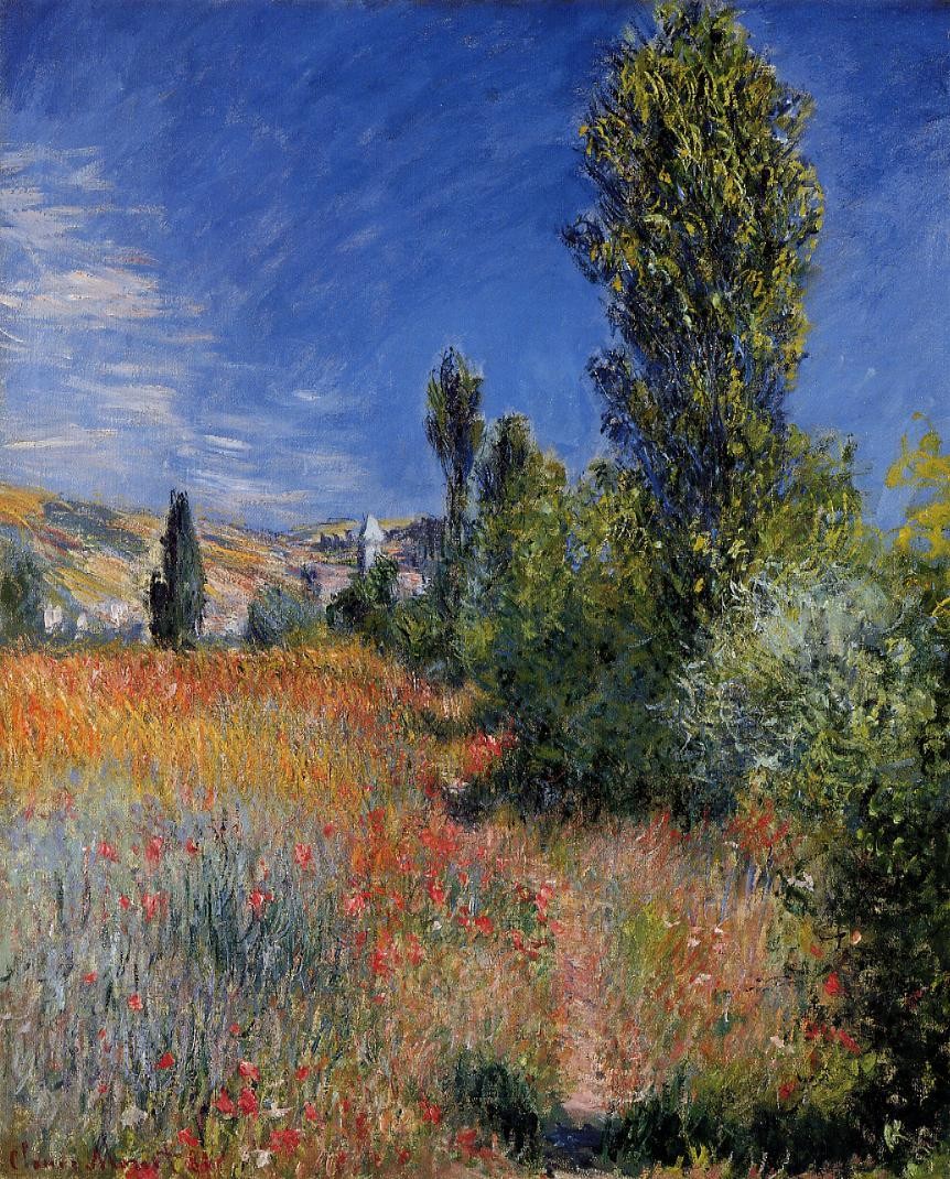 Landscape on the Ile Saint-Martin by Claude Monet