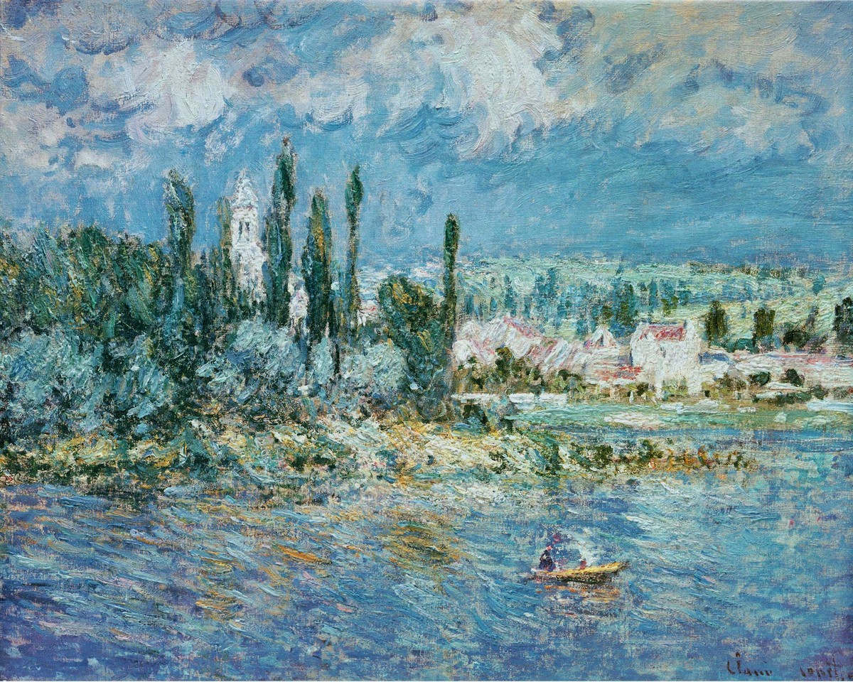 Landscape with Thunderstorm, Vetheuil, 1880 by Claude Monet