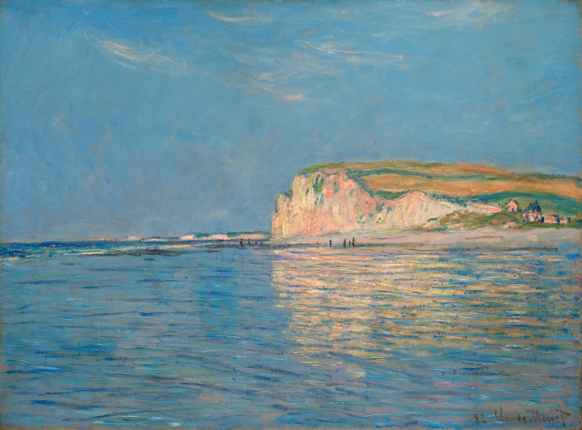 Low Tide at Pourville 02 by Claude Monet