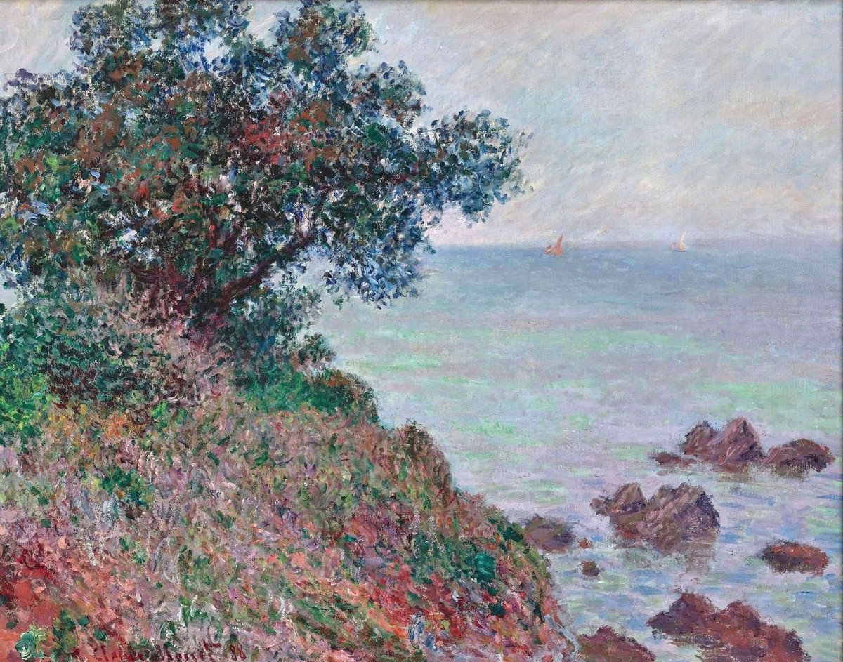 Mediteranian Coast, Grey Day by Claude Monet