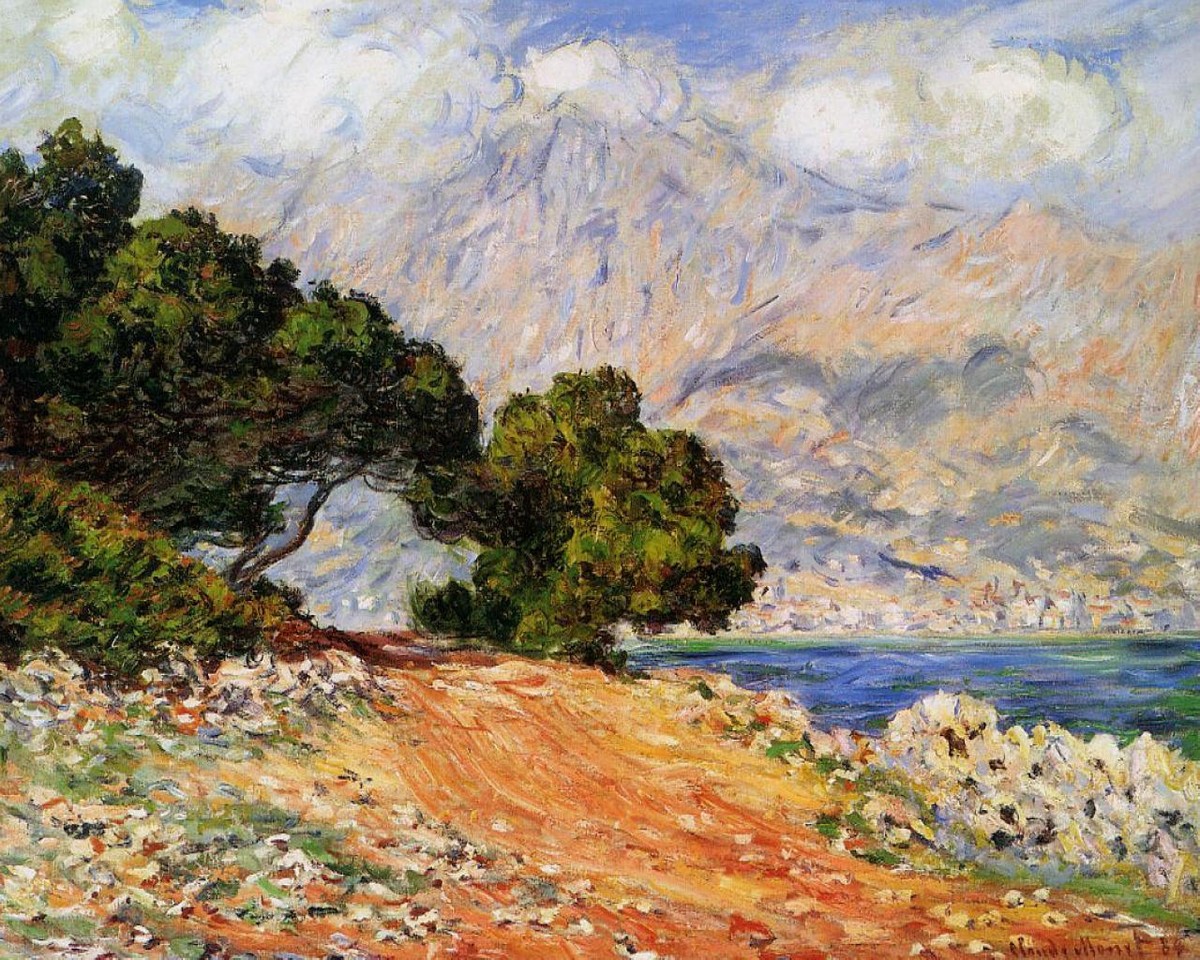 Meton Seen from Cap Martin by Claude Monet