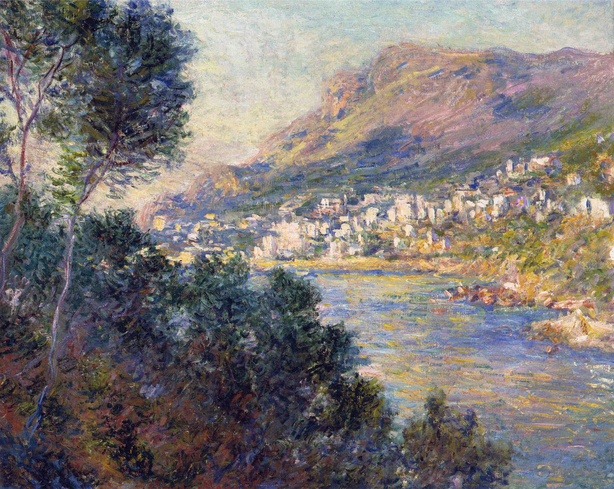 Monte Carlo Seen from Roquebrune by Claude Monet
