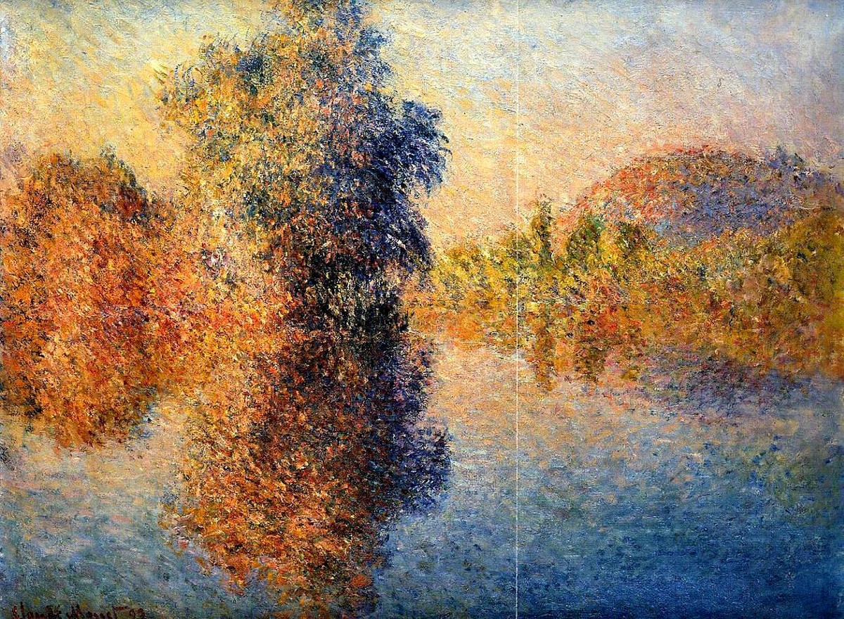 Morning on the Seine by Claude Monet