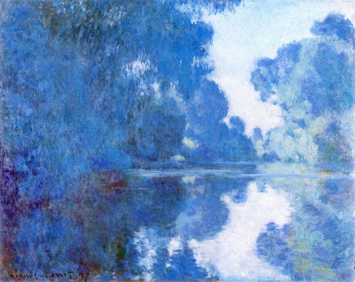 Morning on the Seine by Claude Monet