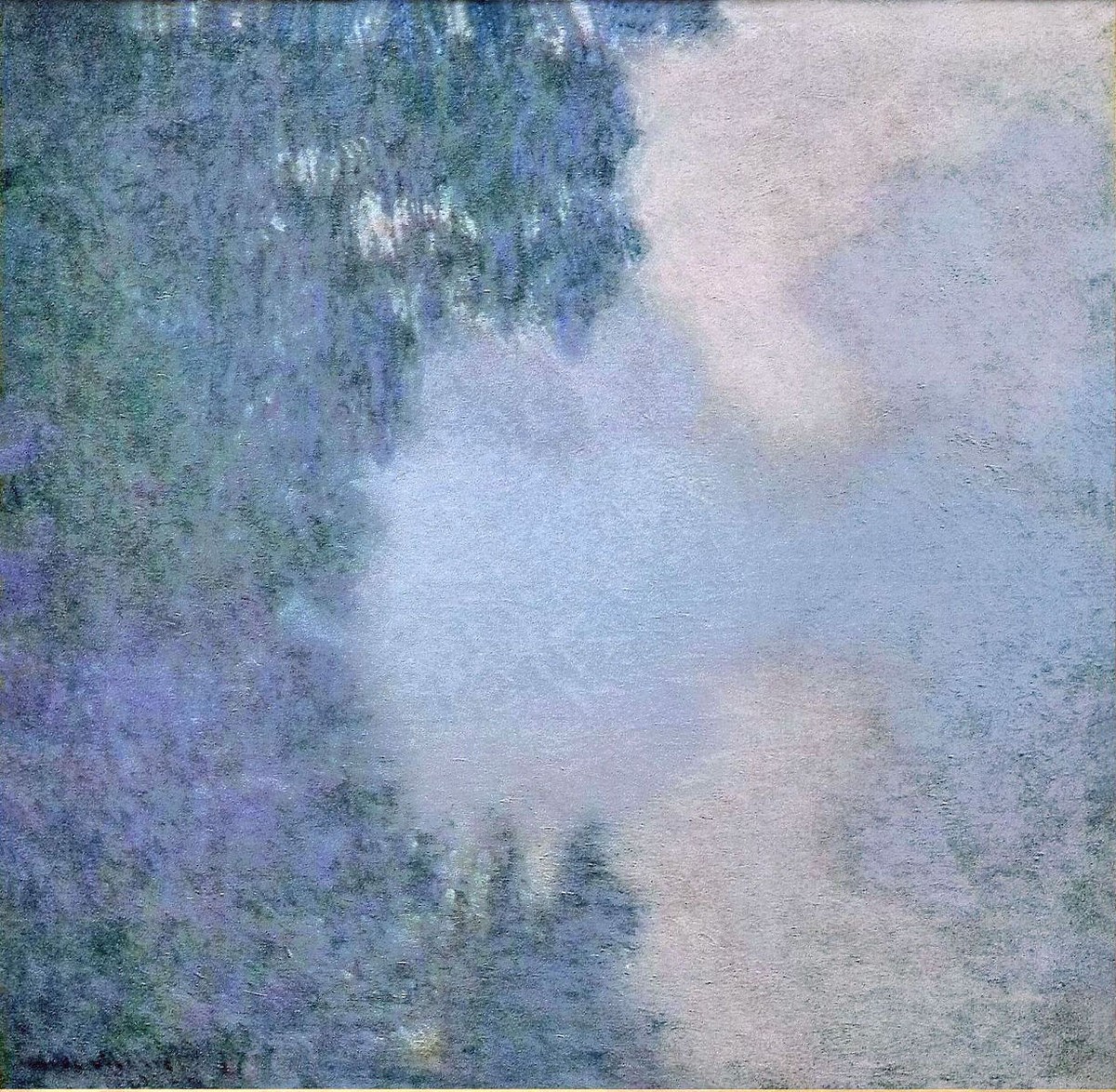 Morning on the Seine 02 by Claude Monet