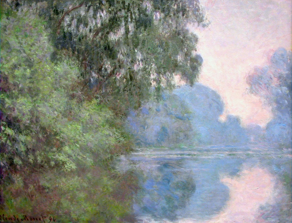 Morning on the Seine near Giverny by Claude Monet