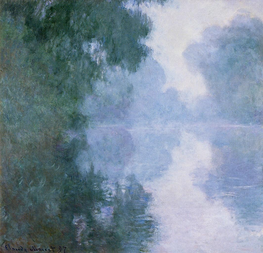 Morning on the Seine near Giverny, the Fog by Claude Monet