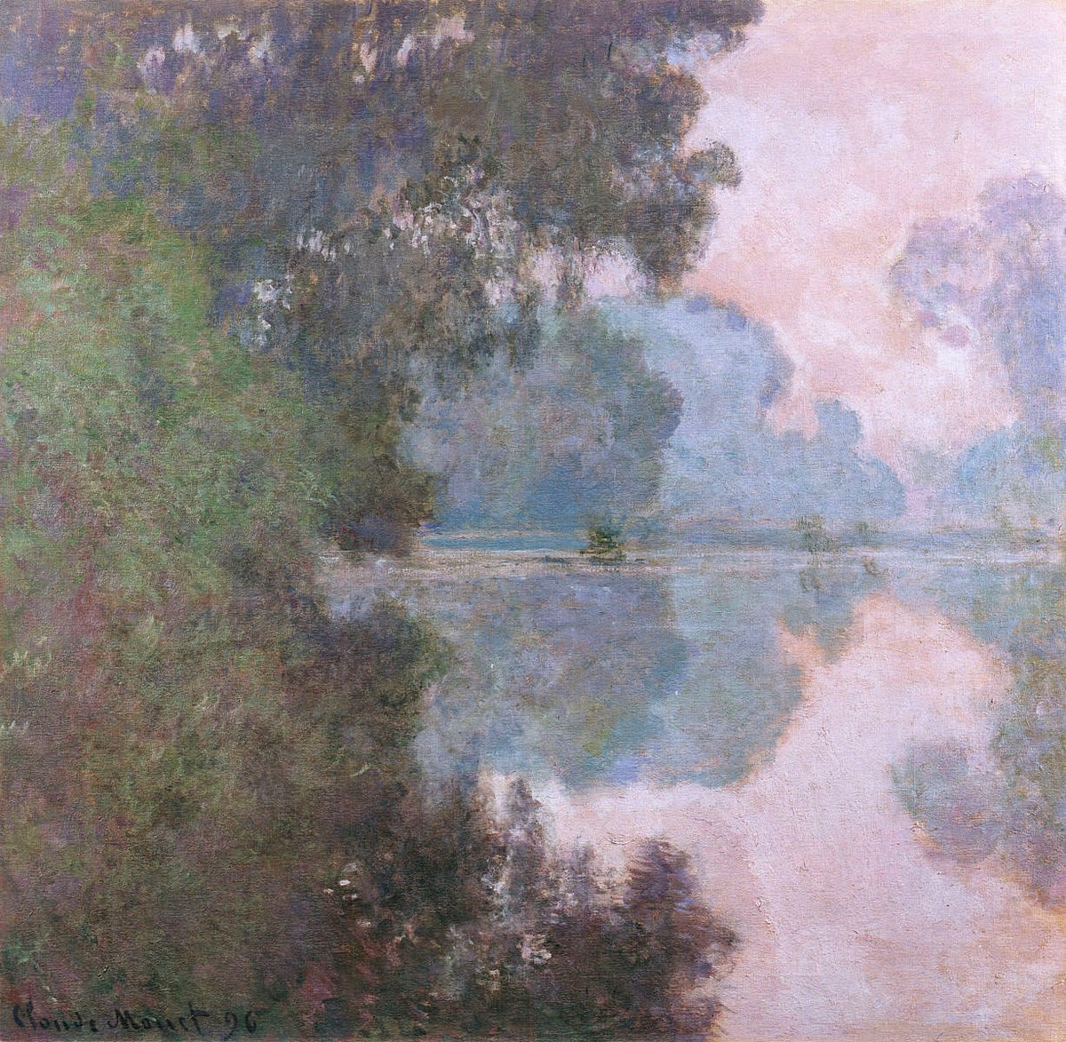 Morning on the Seine, near Giverny by Claude Monet