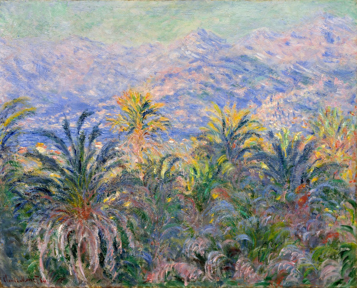 Palm Trees at Bordighera by Claude Monet