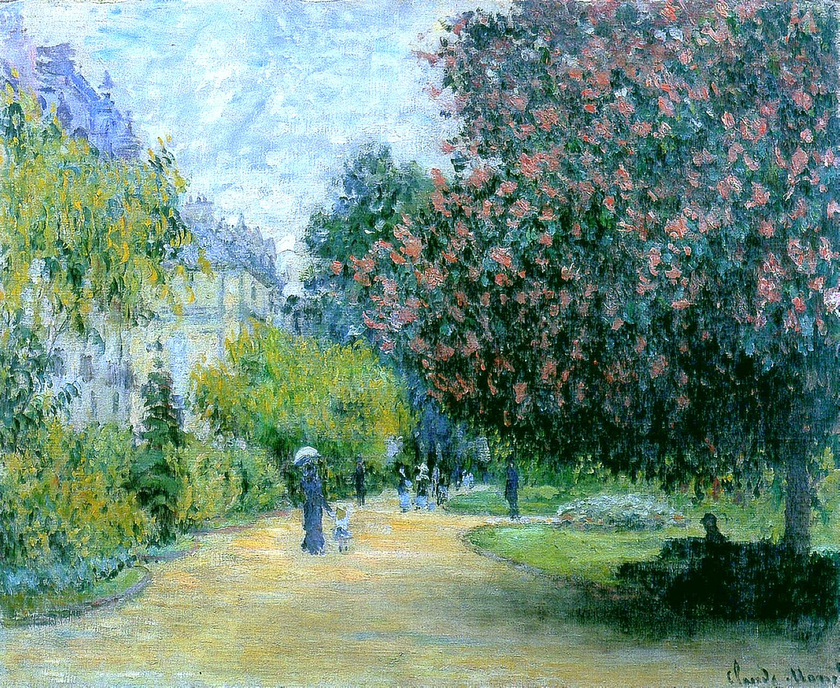 Park Monceau by Claude Monet