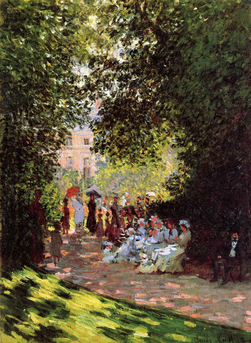 Park Monceau by Claude Monet