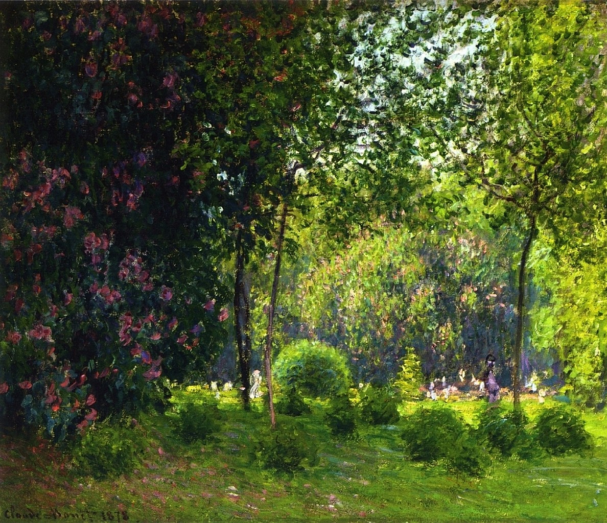 Park Monceau 2 by Claude Monet