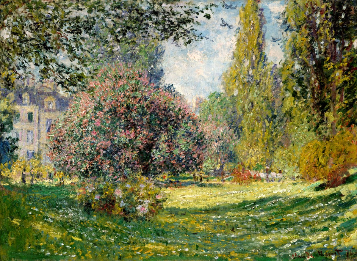 Park Monceau, Paris by Claude Monet