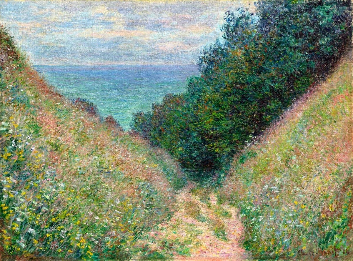 Path at La Cavee, Pourville by Claude Monet