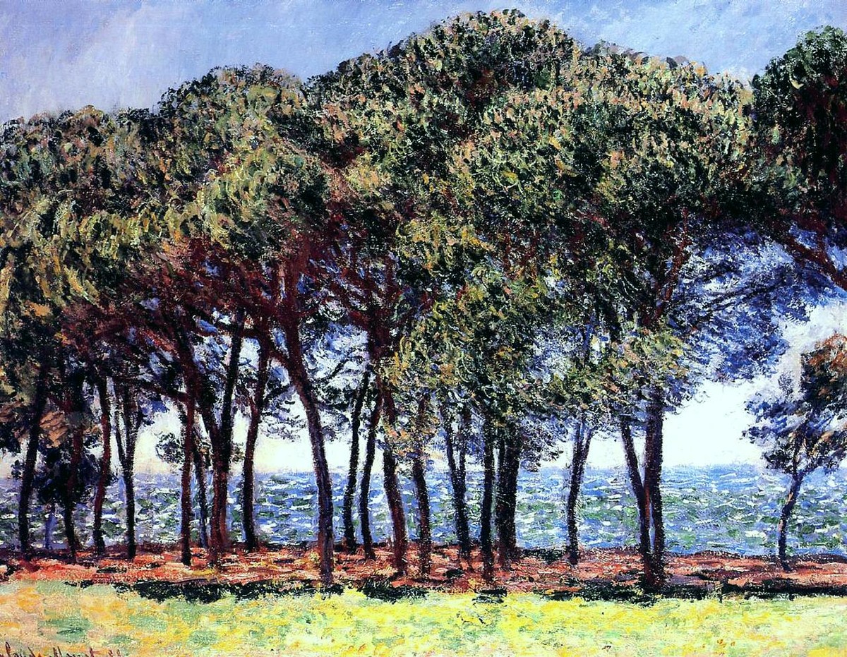 Pine Trees, Cap d'Antibes by Claude Monet