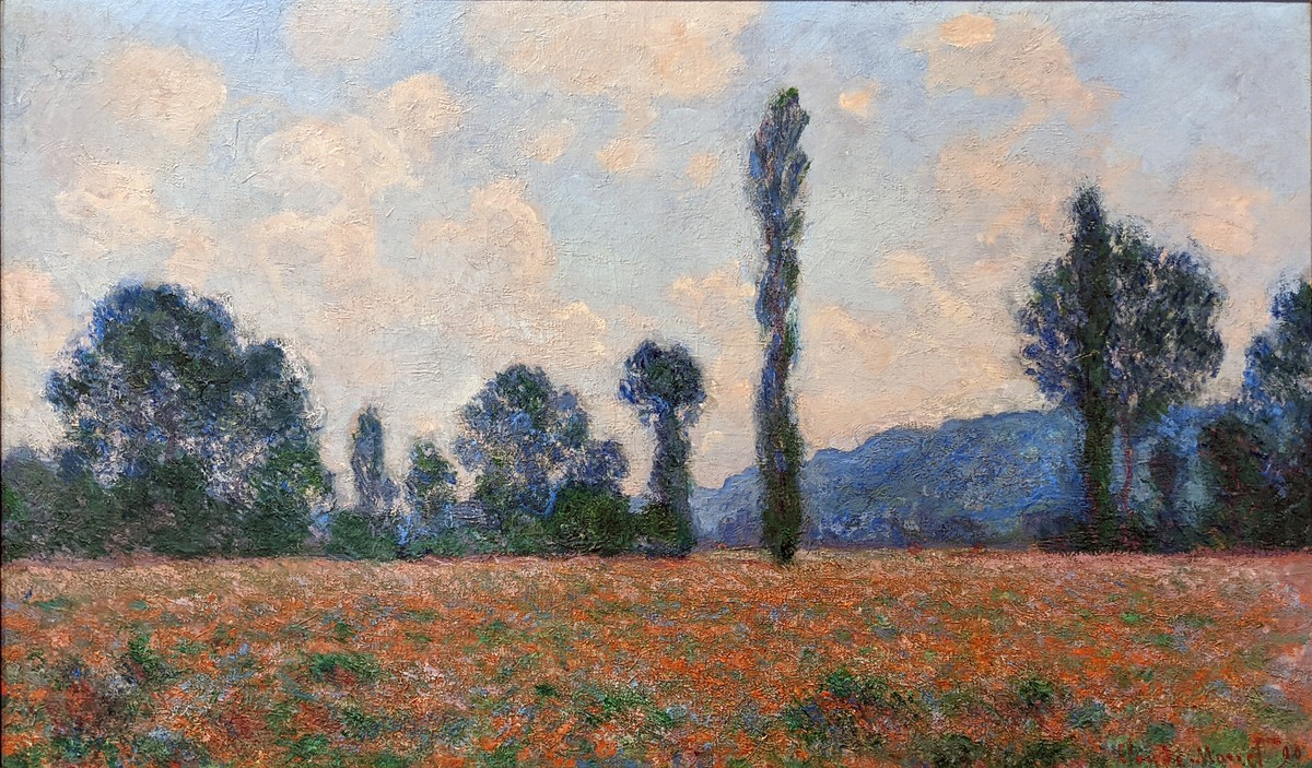 Poppy Field in Giverny 03 by Claude Monet