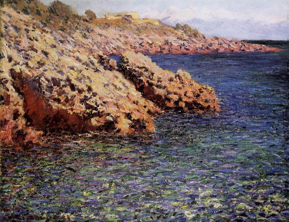 Rocks on the Mediterranean Coast by Claude Monet